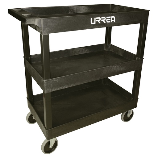 [9980P] Carro utilitario plástico 35" x 18" 3 niveles Urrea