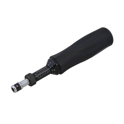 [6108B] Destornillador de torque microajustable con mango plástico cuadro de 1/4", 10-50 in-lb Urrea