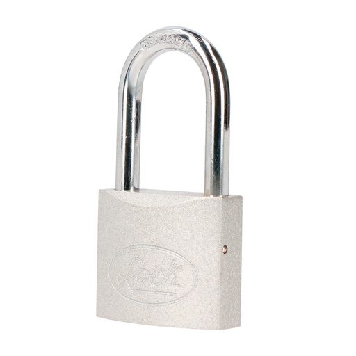[L22L50A] Candado de acero largo 50 mm, llave estándar, en caja Lock