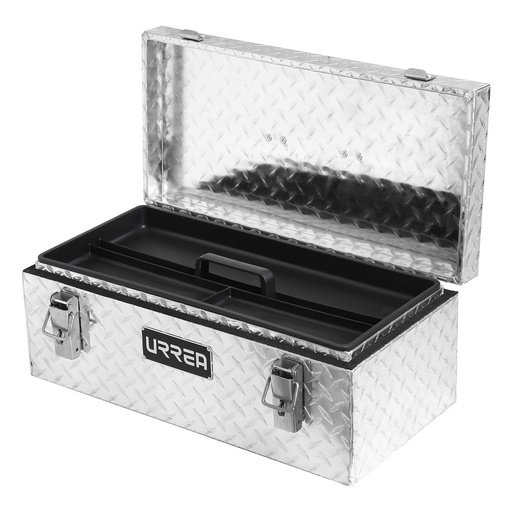 [ATB24] Caja portaherramientas de aluminio 24" x 9" x 9" con charola plástica Urrea