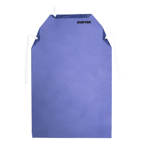 [137656] Mandil de PVC dieléctrico color azul, 1.20 m Surtek
