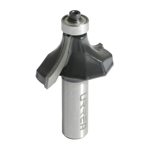 [BR1205] Broca para router de acero redondeadora con balero 1-5/8" zanco de 1/2" Urrea