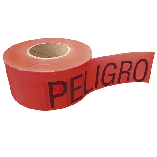[137298] Cinta para barricada "PELIGRO" ancho 3" de 100 m Surtek