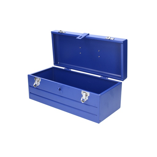 [CMF16] Caja portaherramientas metálica color azul con charola 16" x 7" x 6" Foy