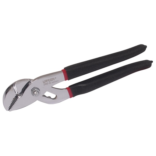 [240G] Pinza de extensión 5 posiciones mango rubber grip de 10" Urrea