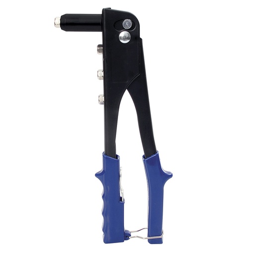 [143402] Remachadora manual de nariz larga con remaches, 10" Foy