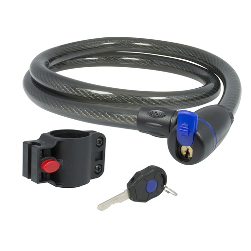 [10CN] Candado de cable con llave estándar 1 cm x 100 m Lock