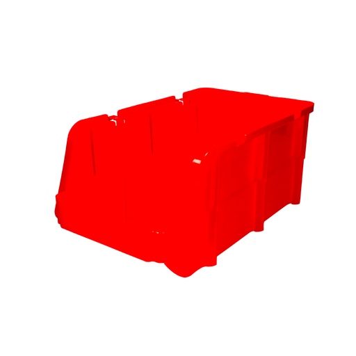 [GAVR1] Gaveta plástica pico de pato color rojo 7" x 4" x 3" Surtek