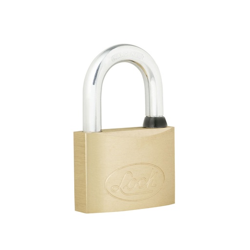 [L20S50QB] Candado de latón corto 50 mm, llave de puntos Lock