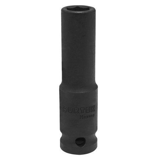 [S7815HLM] Dado de impacto largo cuadro de 1/2", 6 puntas, métrico, 15 mm Surtek