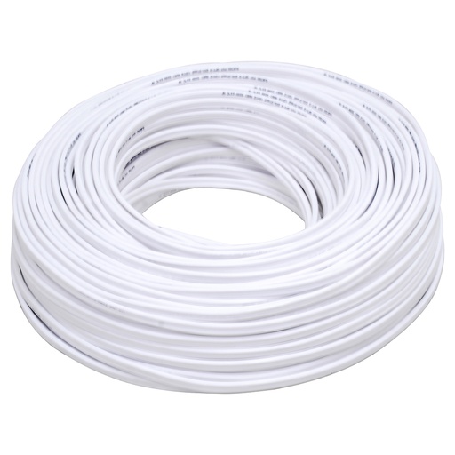 [136928] Cable eléctrico POT 2 x 16, 100 m color blanco Surtek