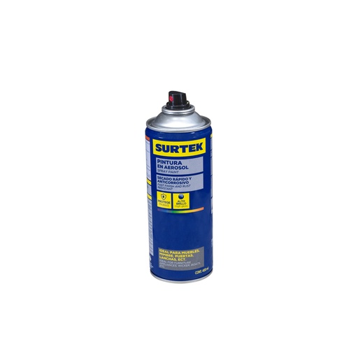 [AEM403] Pintura en aerosol 400 ml color cromo Surtek