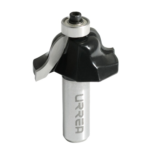 [BR1414] Broca para router de acero romana con balero 1-3/8" zanco de 1/4" Urrea