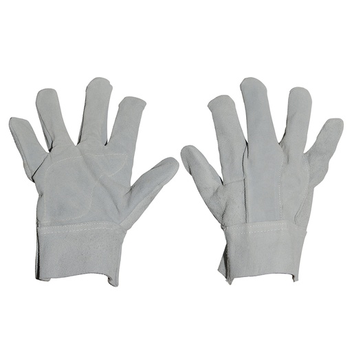 [137385] Guantes de carnaza con refuerzo interior y puño corto unitalla Surtek