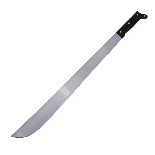 [130515] Machete troquelado con mango negro recto 22" Surtek