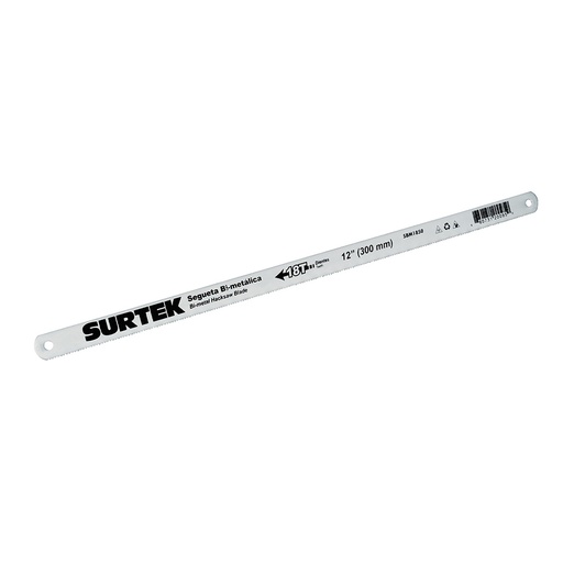 [SBM1850] Segueta bimetálica de 12", 18 DPP, 50 piezas Surtek