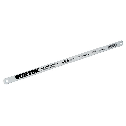 [SBM2450] Segueta bimetálica de 12", 24 DPP, 50 piezas Surtek