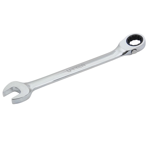 [1224CMR] Llave combinada pulido espejo de matraca spline reversible en pulgadas, 3/4" Urrea