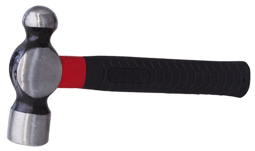 [1324FVS] Martillo de bola forjada con mango de fibra de vidrio anti-vibración corto de 9", 24 oz Urrea