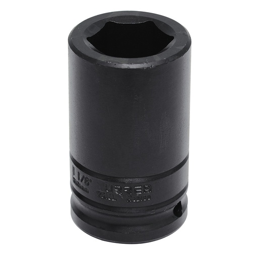 [7518L] Dado de impacto largo cuadro de 3/4", 6 puntas, en pulgadas, 1-1/8" Urrea