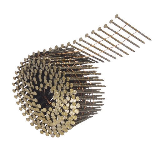 [CR175] Clavos en rollo de 300 para clavadora neumática calibre 12, 1-3/4" Surtek