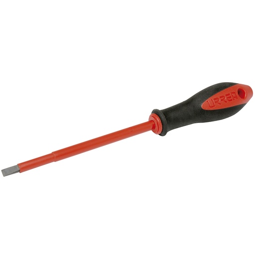 [9715B] Destornillador con mango bimaterial 1000 V, punta plana de 7/32" x 5" Urrea