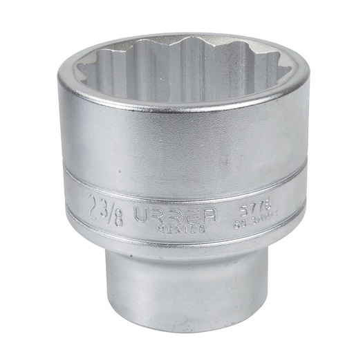 [5776] Dado cuadro de 1", 12 puntas, en pulgadas, 2-3/8" Urrea