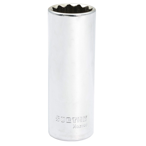 [F5828L] Dado largo cuadro de 1/2", 12 puntas, en pulgadas, 7/8" Surtek