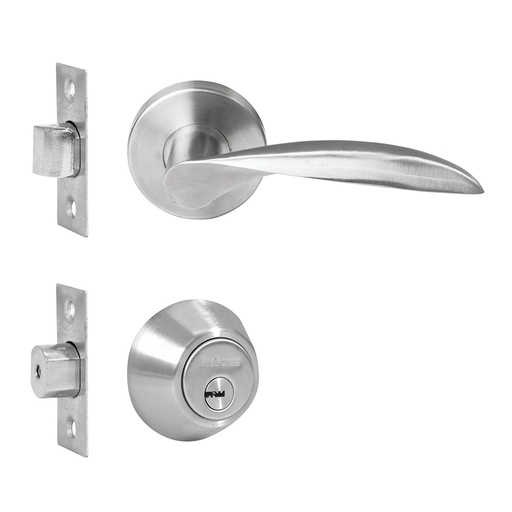 [CPF3-1060-US32D] Combo Messina función sencilla, acero inoxidable, llave de puntos, en caja Proforza