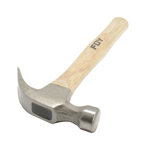 [141816] Martillo de uña curva con mango de madera de 13", 16 oz Foy