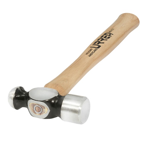 [1348P] Martillo de bola maquinado con mango de madera de 18", 48 oz Urrea