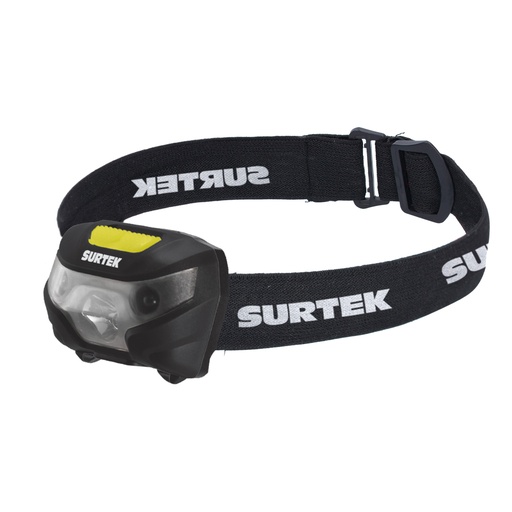 [135909] Linterna de LED para cabeza recargable de 200 lm Surtek