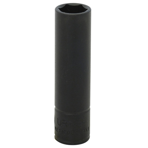 [6509HM] Dado de impacto largo cuadro de 1/4", 6 puntas, métrico, 9 mm Urrea
