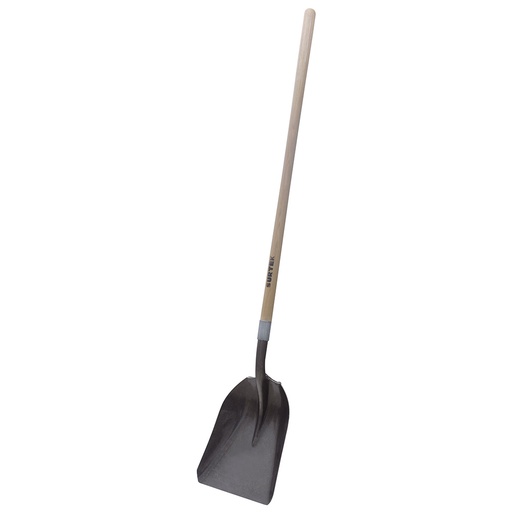 [130625] Pala con mango largo de fibra de vidrio con anillo crimpado, tipo carbonera Surtek