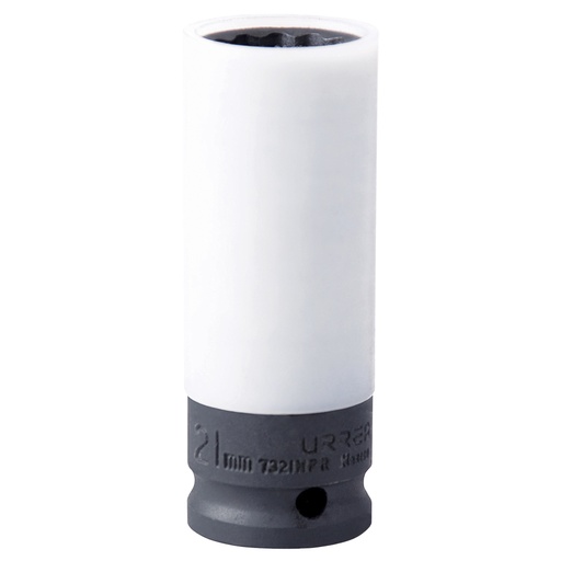 [7321MPR] Dado de impacto métrico cuadro de 1/2", con protección Nylamid, 21 mm Urrea