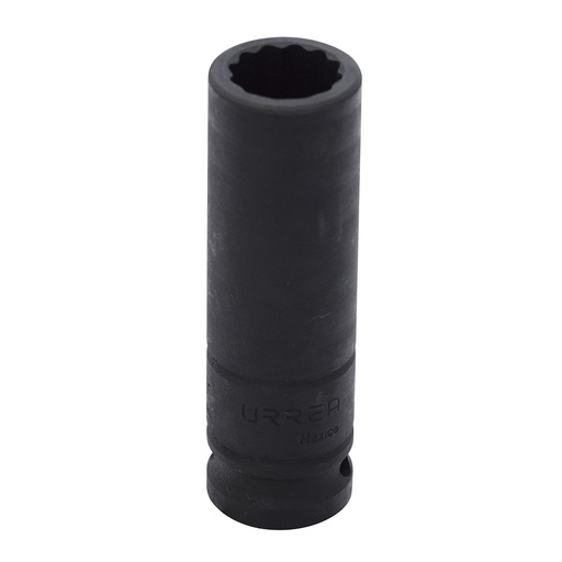 [7334] Dado de impacto largo cuadro de 1/2", 12 puntas, en pulgadas, 1-1/16" Urrea