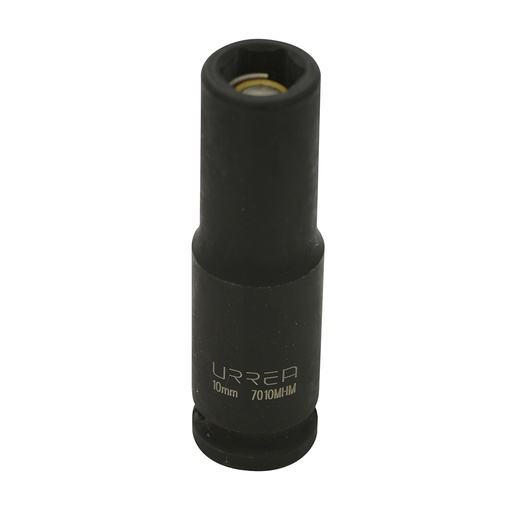 [7010MHM] Dado de impacto largo con imán cuadro de 3/8", 6 puntas, métrico, 10 mm Urrea