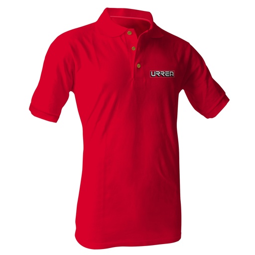 [URRPORC] Playera tipo polo para caballero color rojo talla CH Urrea