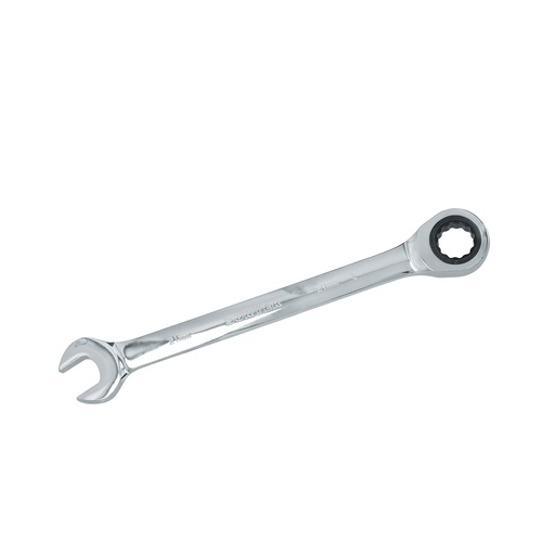 [100589] Llave combinada pulido espejo de matraca métrica, 12 puntas, 19mm Surtek