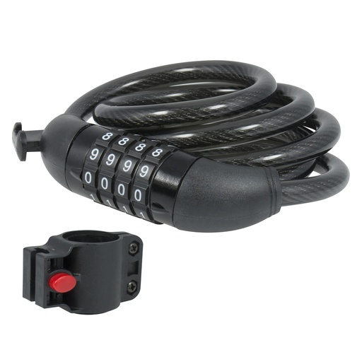 [14CN] Candado de cable de combinación 8 mm x 1 m Lock