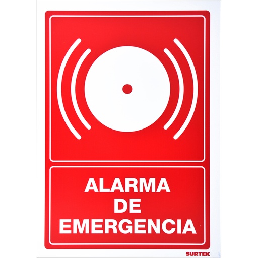[SES46] Señal "Alarma de emergencia" Surtek