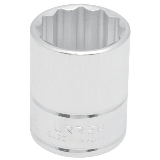 [5430] Dado cuadro de 1/2", 12 puntas, en pulgadas, 15/16" Urrea