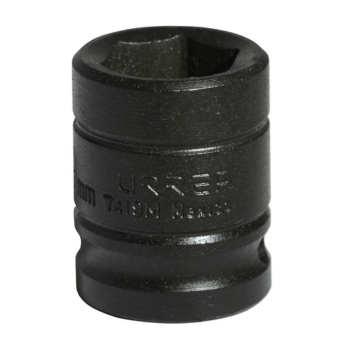 [7419M] Dado de impacto cuadro de 1/2", 6 puntas, métrico, 19 mm Urrea