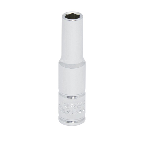 [4708LM] Dado largo cuadro de 1/4", 6 puntas, métrico, 8 mm Urrea