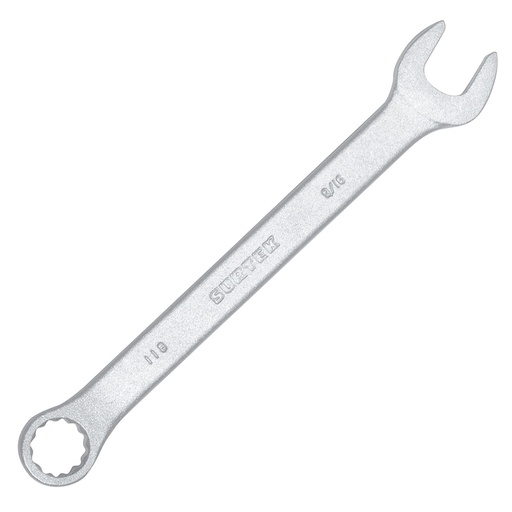 [118] Llave combinada satinada en pulgadas, 12 puntas, 9/16" Surtek