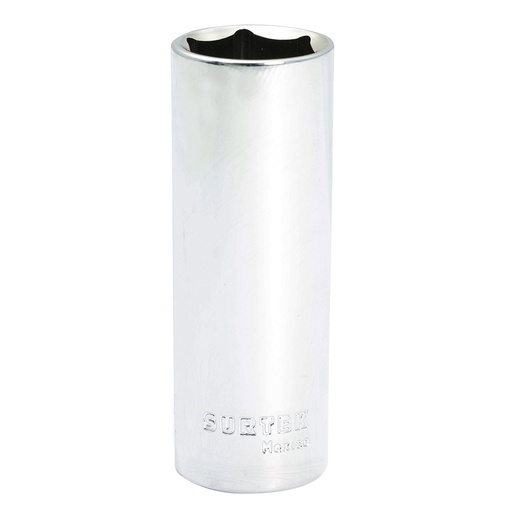 [F5820HL] Dado largo cuadro de 1/2", 6 puntas, en pulgadas, 5/8" Surtek