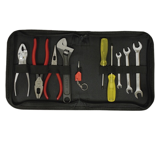[7A] Juego combinado de herramientas 10 piezas, con portafolio Urrea