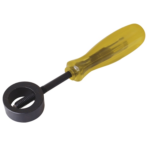 [2108] Porta cincel redondo con mango ergonómico de plástico 8-1/2" Urrea