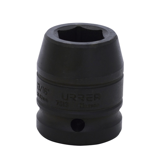 [7513] Dado de impacto cuadro de 3/4", 6 puntas, en pulgadas, 13/16" Urrea