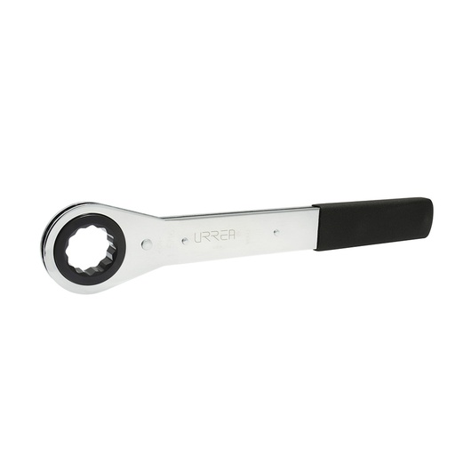 [WER60] Llave de estrías pulido espejo plana de matraca en pulgadas, 12 puntas, 1-7/8" Urrea